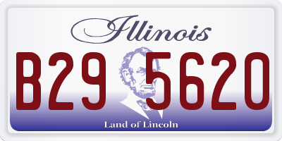 IL license plate B295620