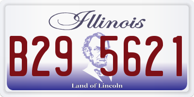 IL license plate B295621
