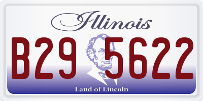 IL license plate B295622