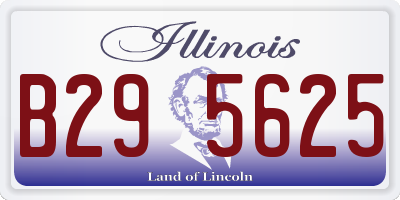 IL license plate B295625