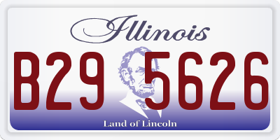 IL license plate B295626