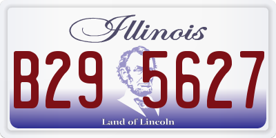 IL license plate B295627