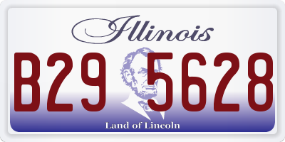 IL license plate B295628