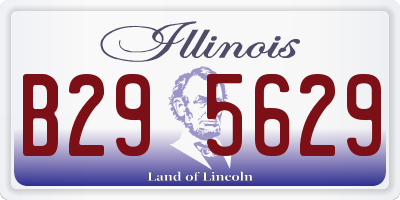 IL license plate B295629