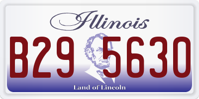 IL license plate B295630