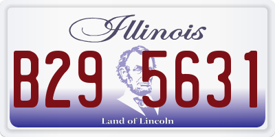 IL license plate B295631