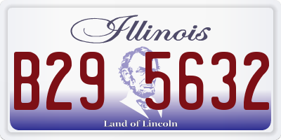 IL license plate B295632