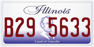 IL license plate B295633