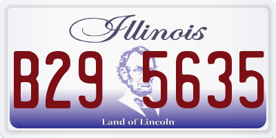 IL license plate B295635