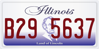 IL license plate B295637