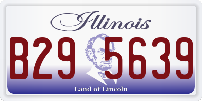 IL license plate B295639
