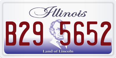 IL license plate B295652
