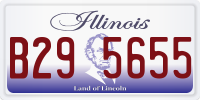 IL license plate B295655