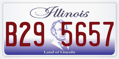 IL license plate B295657