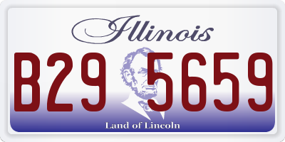 IL license plate B295659