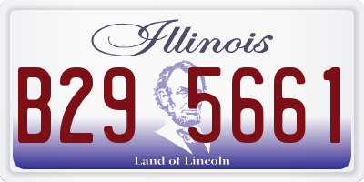 IL license plate B295661