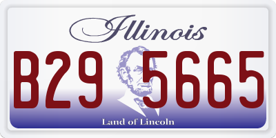 IL license plate B295665