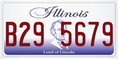 IL license plate B295679