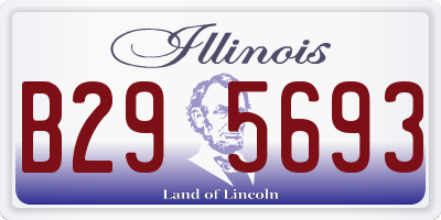 IL license plate B295693