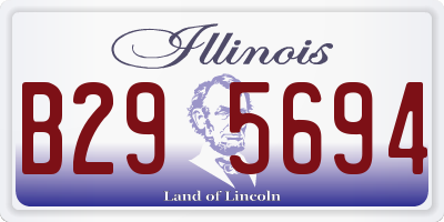 IL license plate B295694