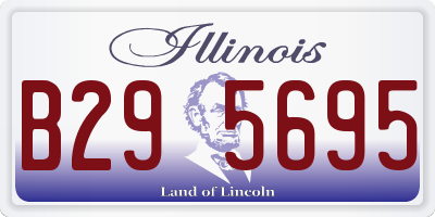 IL license plate B295695
