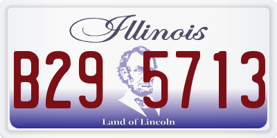 IL license plate B295713