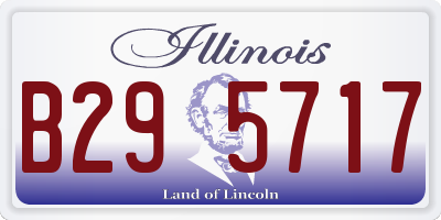 IL license plate B295717