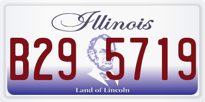 IL license plate B295719