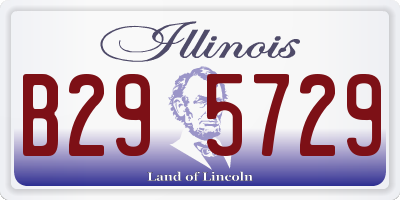 IL license plate B295729
