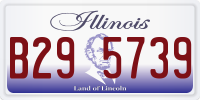 IL license plate B295739