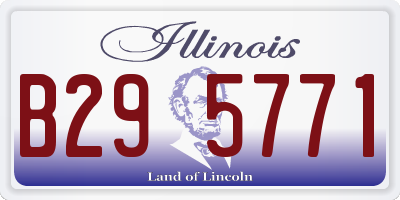 IL license plate B295771