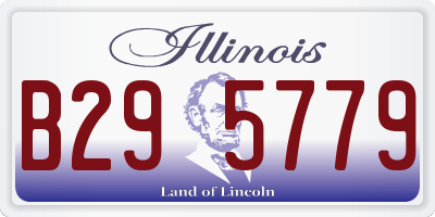 IL license plate B295779