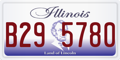 IL license plate B295780