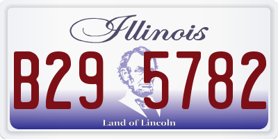 IL license plate B295782