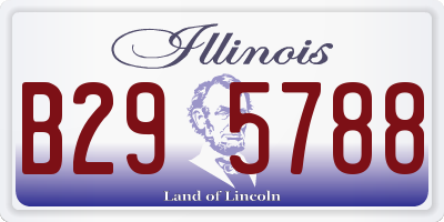 IL license plate B295788