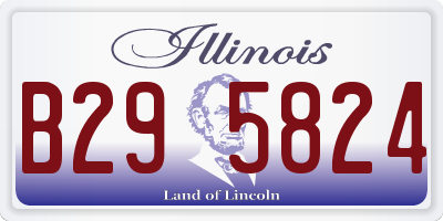 IL license plate B295824