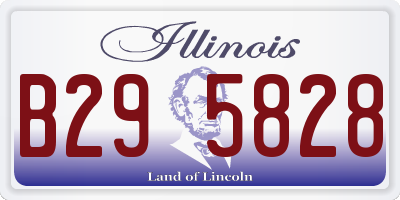 IL license plate B295828