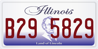 IL license plate B295829