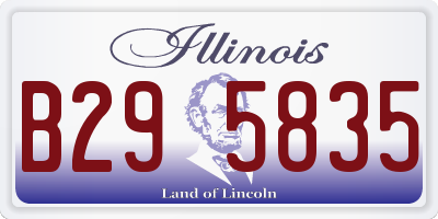 IL license plate B295835