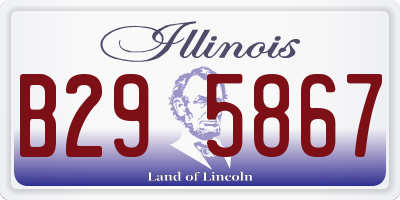IL license plate B295867