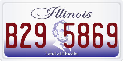 IL license plate B295869