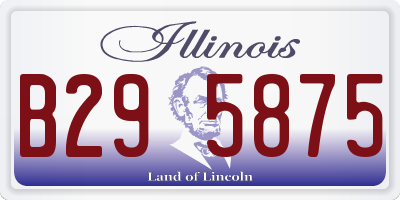 IL license plate B295875