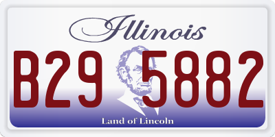 IL license plate B295882