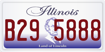 IL license plate B295888