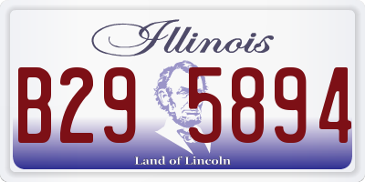 IL license plate B295894