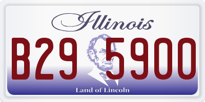 IL license plate B295900