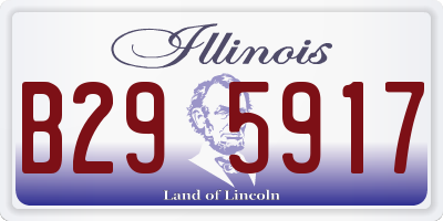 IL license plate B295917