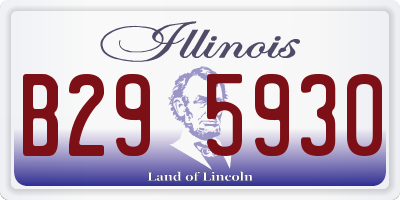 IL license plate B295930