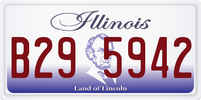 IL license plate B295942