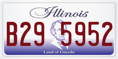IL license plate B295952